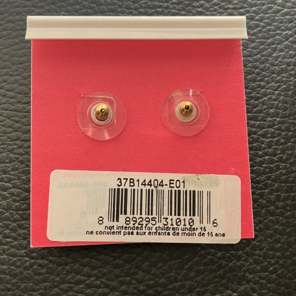 Betsey Johnson Angel Wing Earrings With Crystals - NWT - Picture 2 of 3